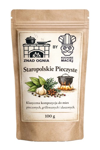 Przyprawa Staropolskie Pieczyste marki Znad Ognia by Kucharz Maciej opakowanie 100g