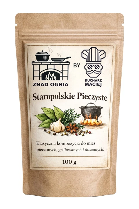 Przyprawa Staropolskie Pieczyste marki Znad Ognia by Kucharz Maciej opakowanie 100g